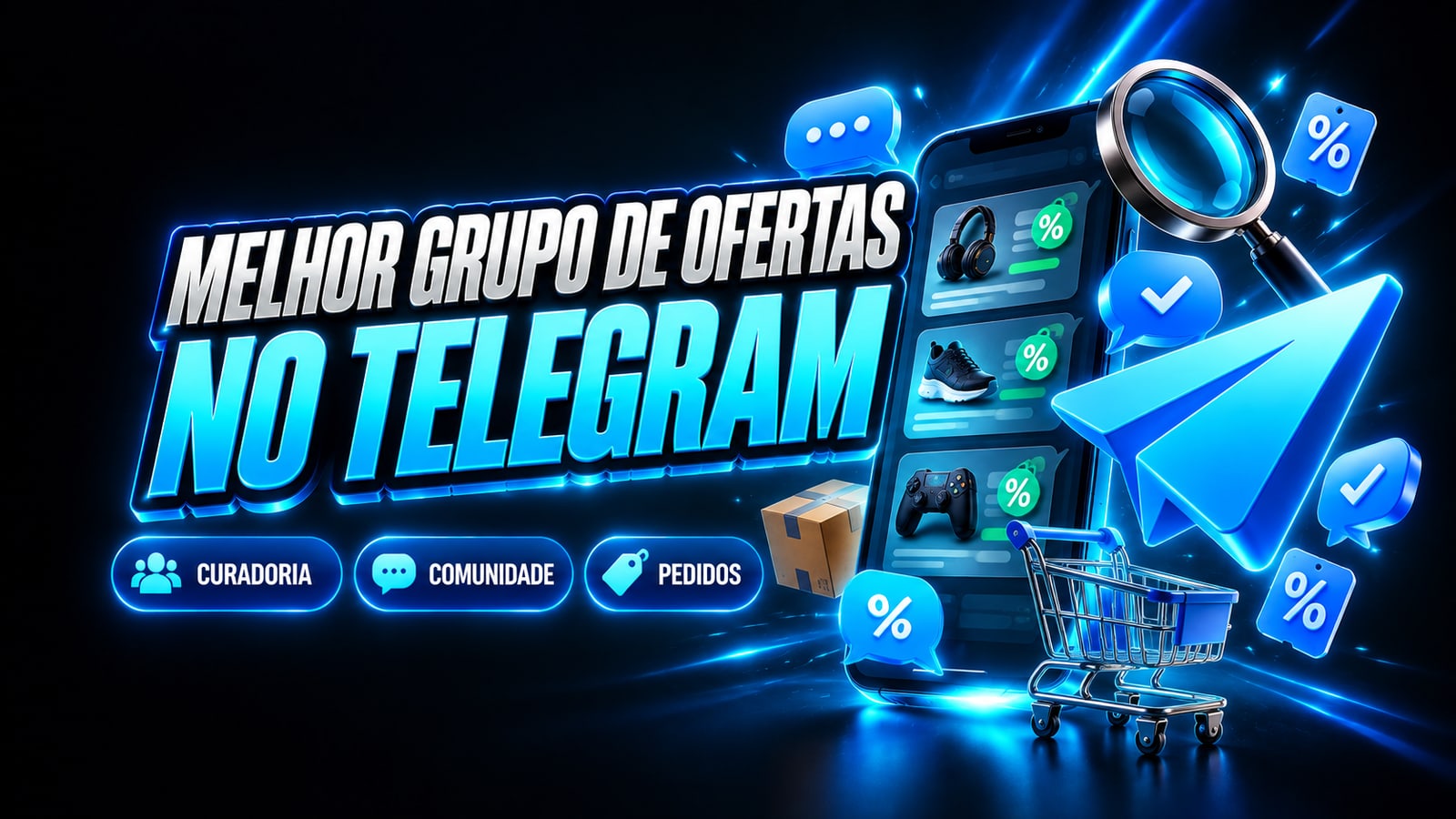 Melhor grupo de promoções no Telegram — Lupa Deals