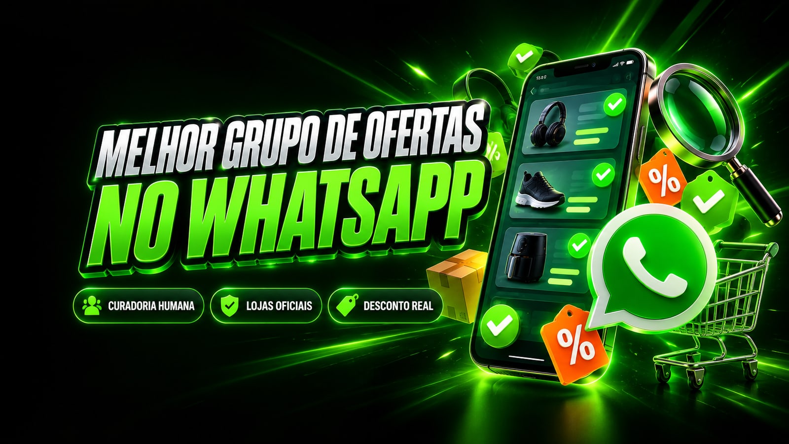Melhor grupo de promoções no WhatsApp — Lupa Deals